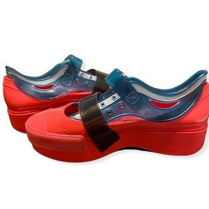 2/22/22 Melissa Core + Helen Kirkum Sneaker-Sandal Hybrid, size 8